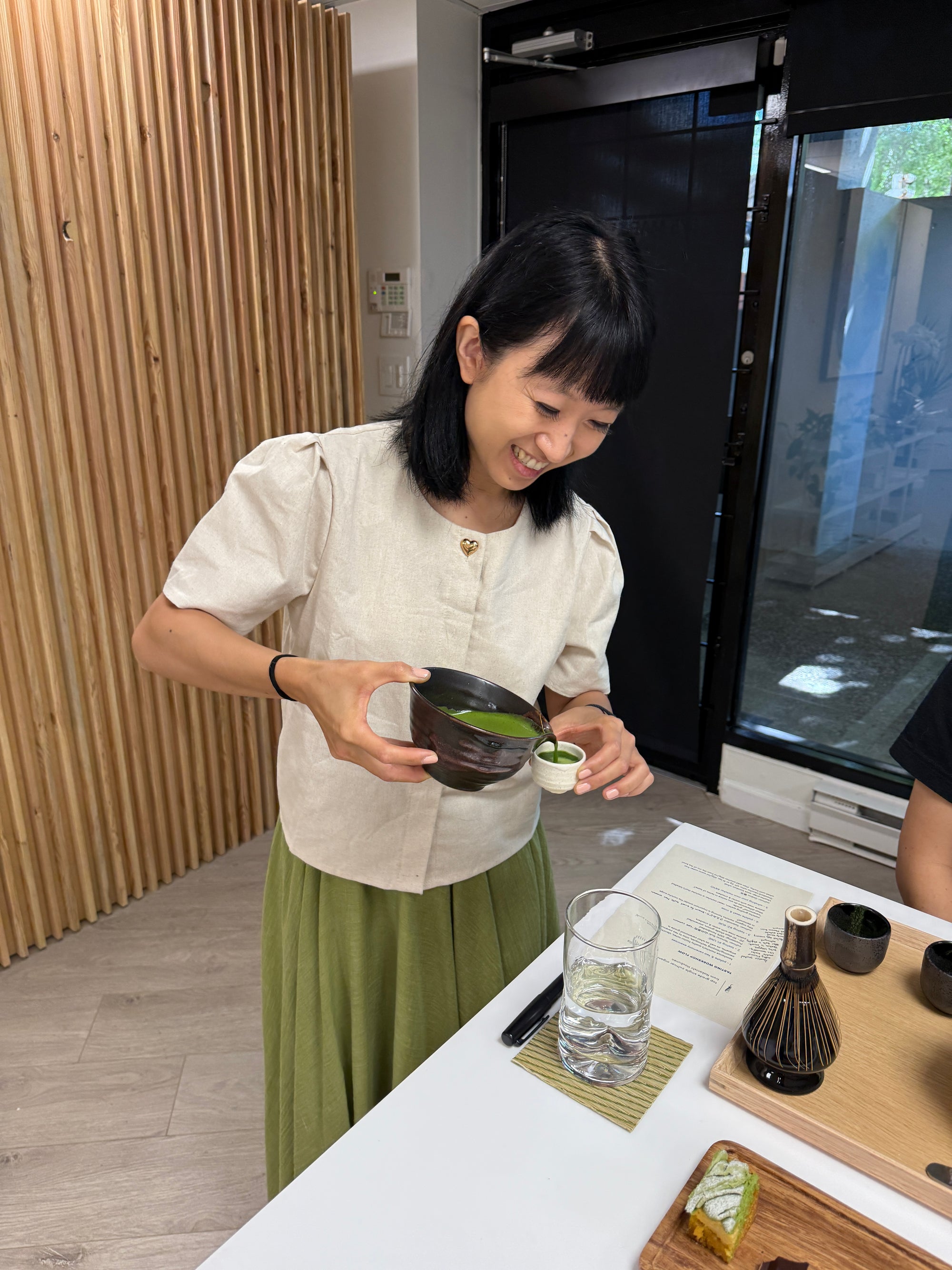 NISHIO MATCHA Tasting Workshop (straight-up matcha)