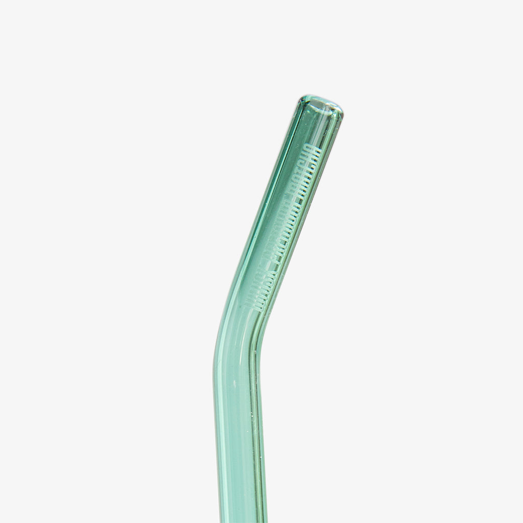 Whisk Branded High Borosilicate Glass Straw Set