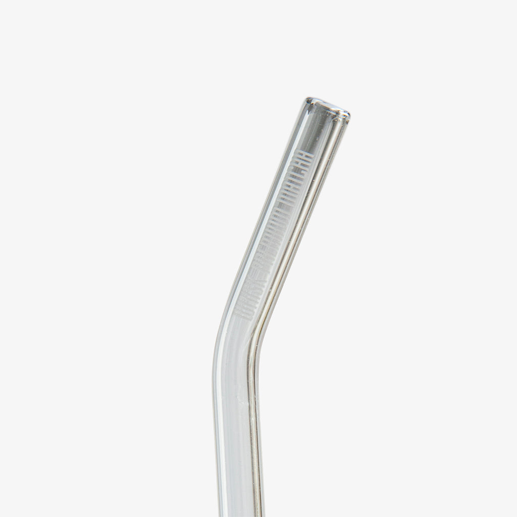 Whisk Branded High Borosilicate Glass Straw Set