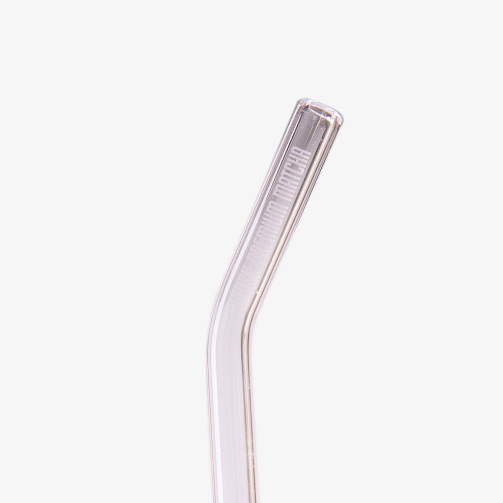 Whisk Branded High Borosilicate Glass Straw Set