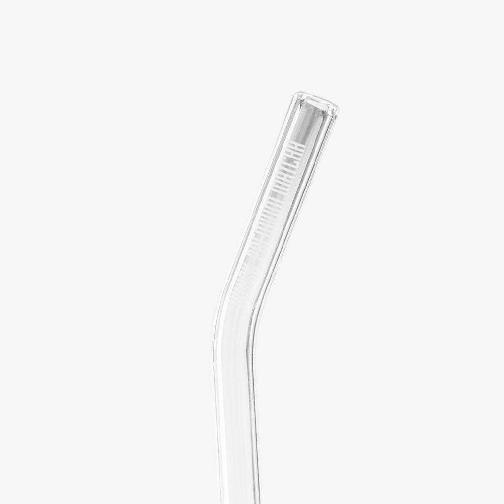 Whisk Branded High Borosilicate Glass Straw Set