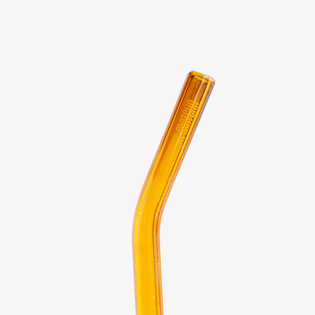 Whisk Branded High Borosilicate Glass Straw Set