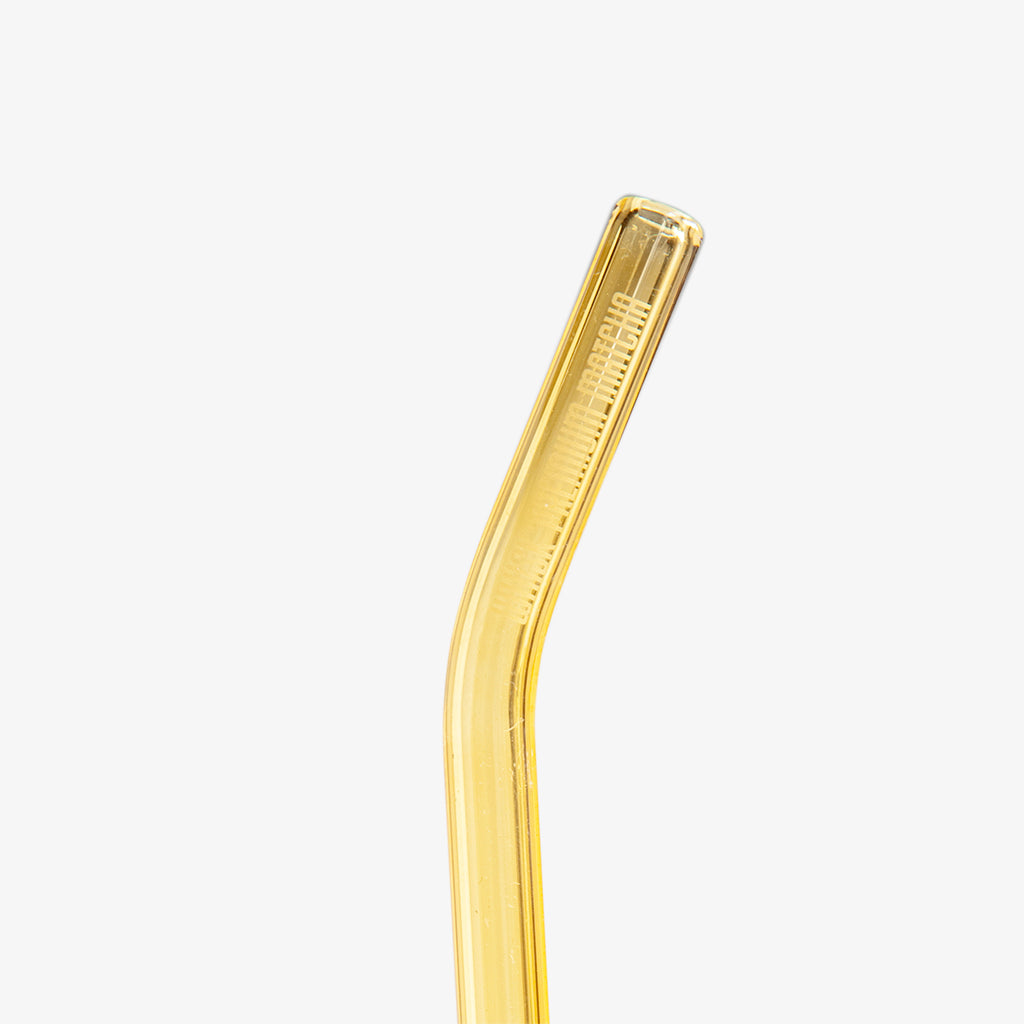 Whisk Branded High Borosilicate Glass Straw Set