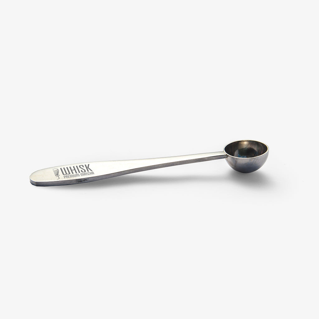 Stainless Steel &quot;Whisk&quot; Logo Matcha Scoop (2 sizes)