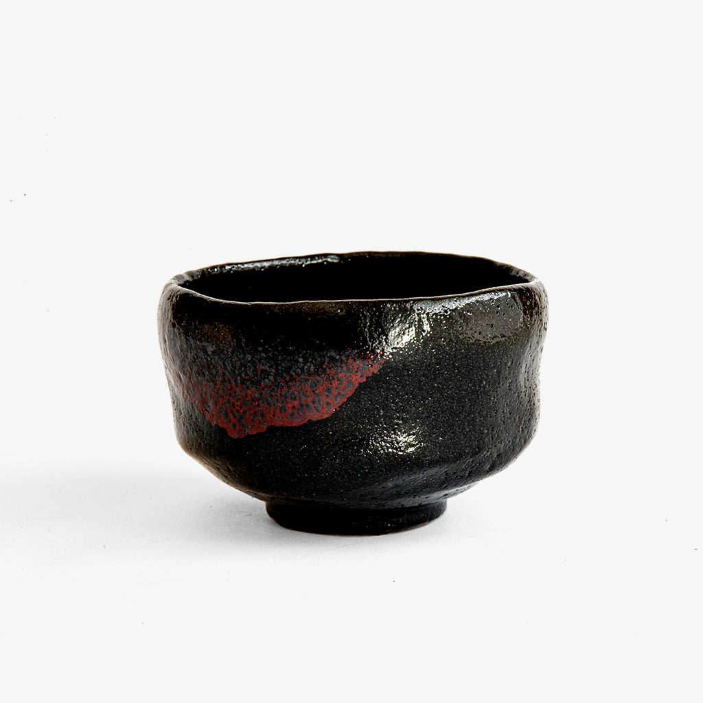 Kuro Raku Chawan by Shouraku Sasaki (small size)