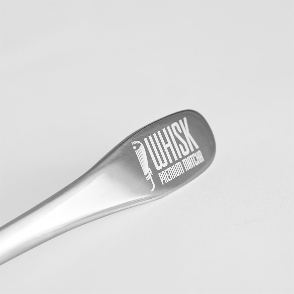 Stainless Steel &quot;Whisk&quot; Logo Matcha Scoop (2 sizes)