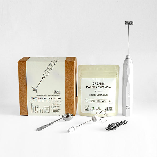 Electric Matcha Mixer Limited Edition Whisk Premium Matcha